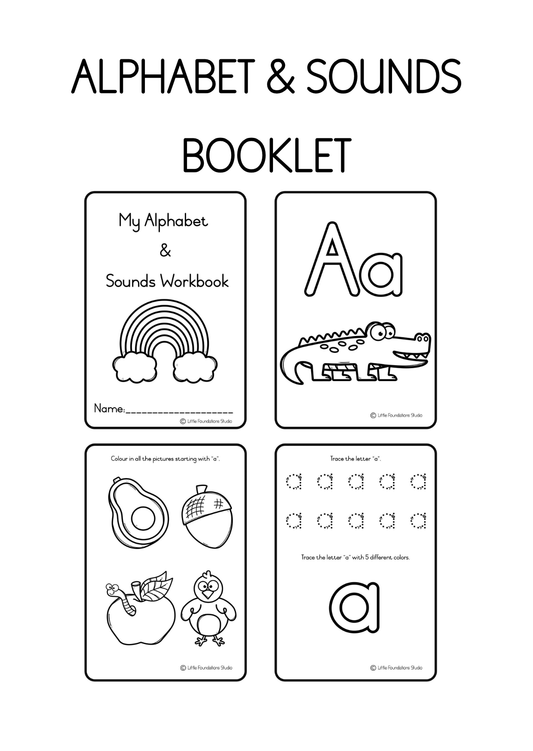 Alphabet & Sounds Booklet