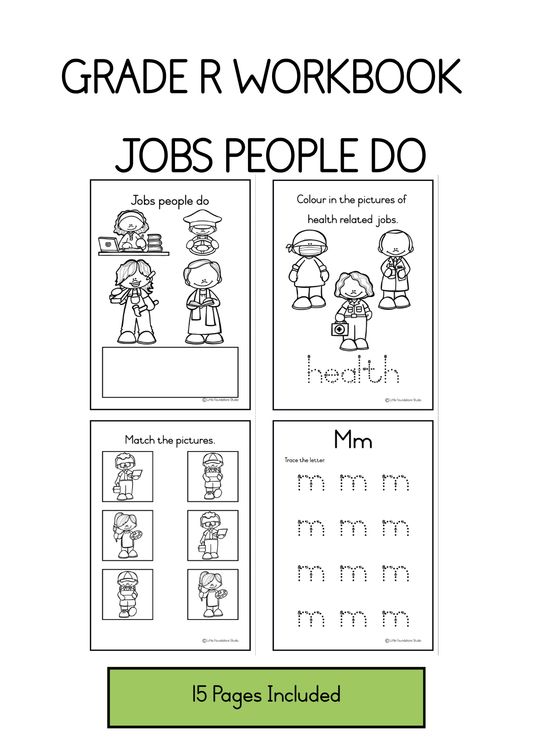 Grade R Workbook - Jobs people do