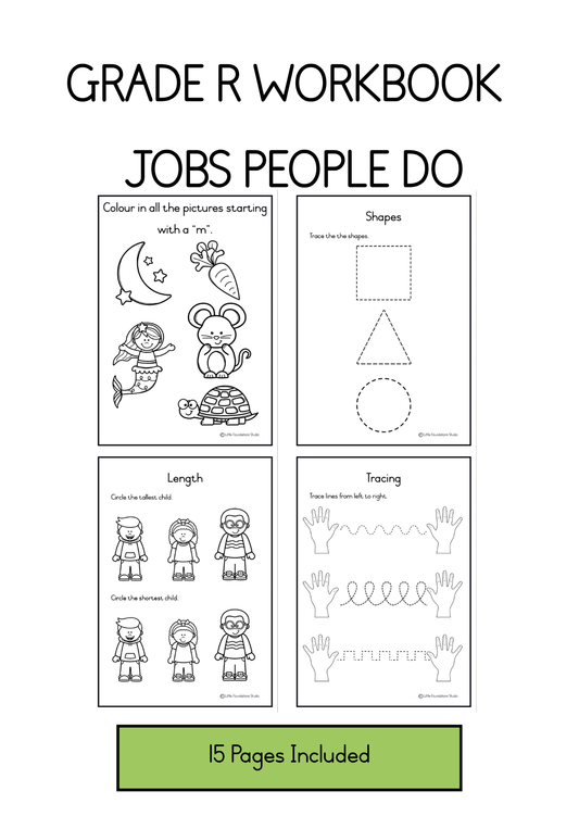Grade R Workbook - Jobs people do
