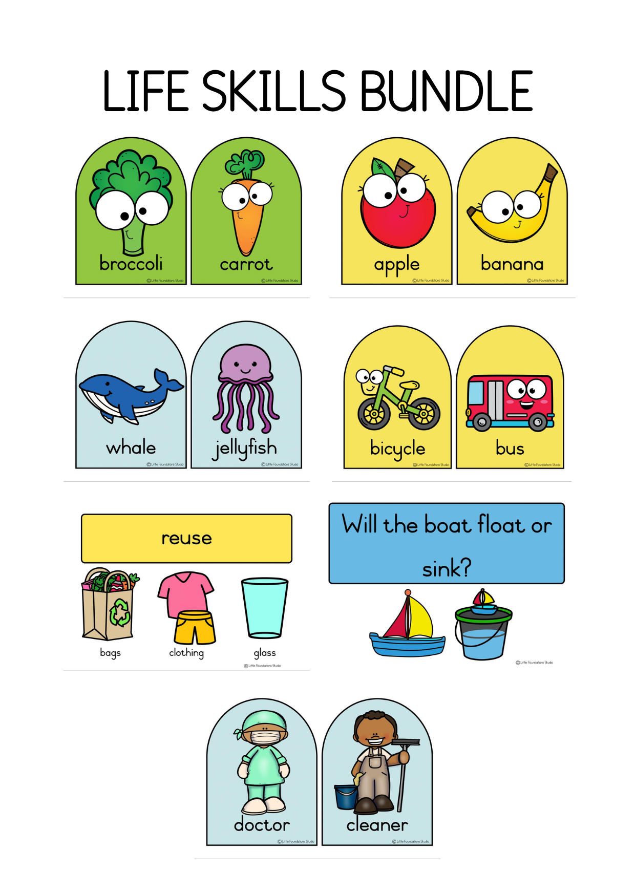 Grade R Life Skills Bundle Term 3
