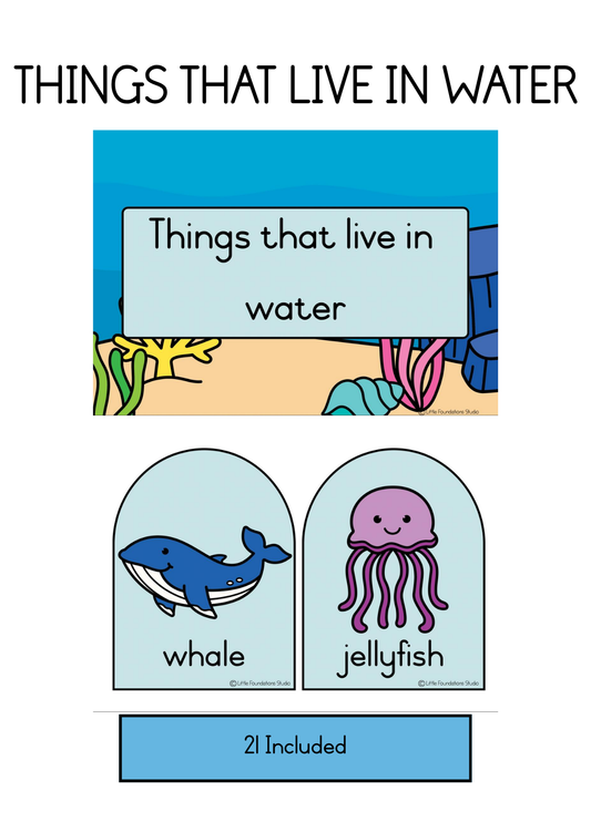 Things that live in water