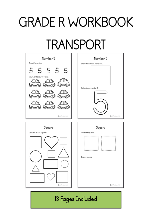 Grade R Workbook - Transport